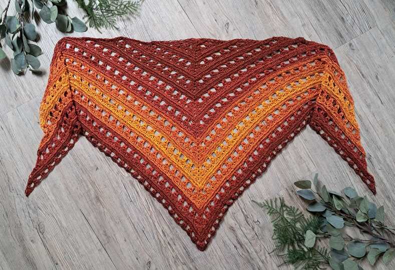 Häkelanleitung Dreieckstuch "Iphis"