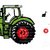 Plotterdatei  Traktor Trekker Schlepper Bulldog Landwirtschaft mehrfarbig