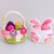 2-in-1 Easter Basket Crochet Pattern: "Easter Bunny" and "Spring Flowers"