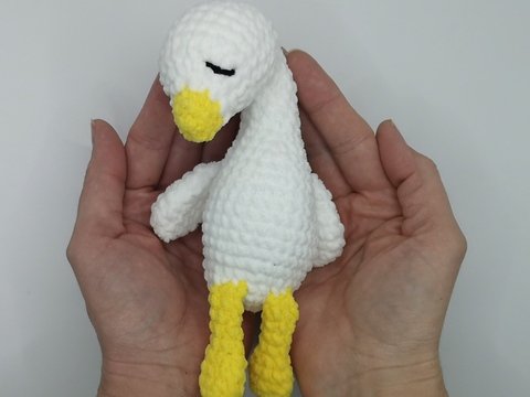 kleine Gans ohne Zusammennähen - Häkelanleitung von NiggyArts