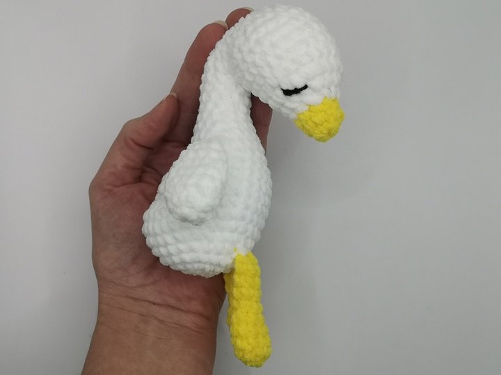 kleine Gans ohne Zusammennähen - Häkelanleitung von NiggyArts
