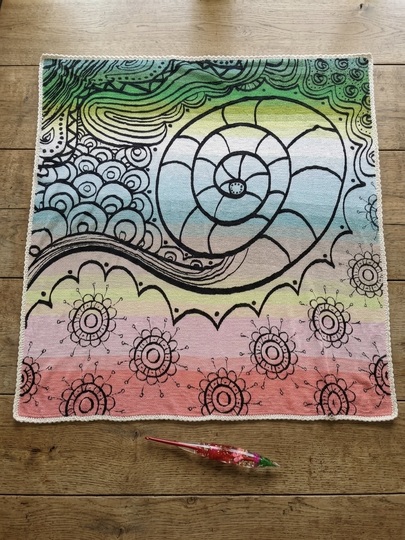 Blanket "Sound of the Ocean" crochet pattern PDF - Woolpedia