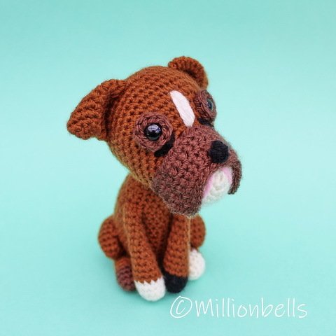 Boxer Amigurumi Crochet Pattern Amigurumi Toy Puppy Dog - Image 2