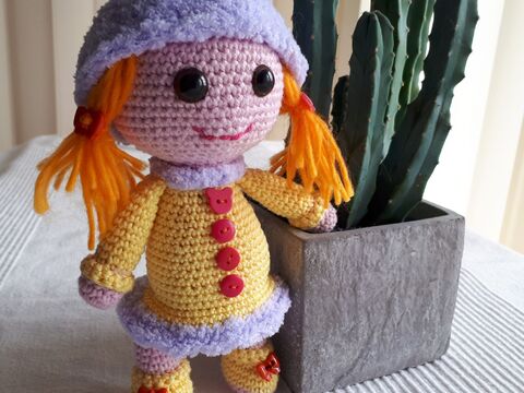 Häkelanleitung Püppi
