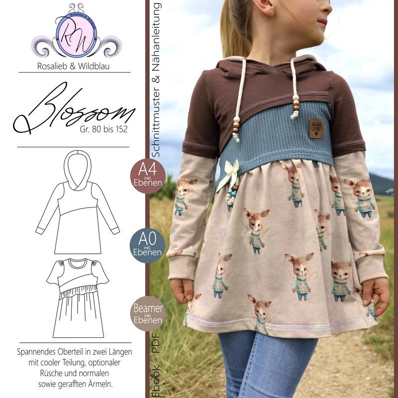 E-Book Blossom Gr. 80 bis 152