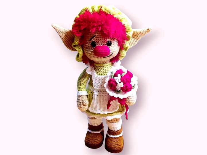 Häkelanleitung / Amigurumi / Elfchen~Mamsell~Marie