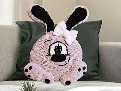 Häkelanleitung / Amigurumi / Hasi~Kissen
