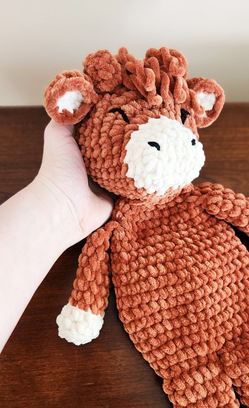 Highland Cow Snuggle Crochet Pattern PDF - Image 4