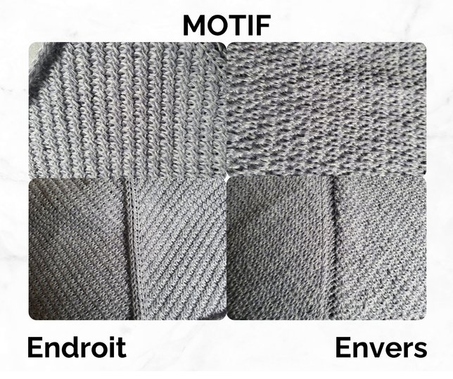 Dreieckstuch "TUNESISCH" gehäkelt mit Quasten – für Fortgeschrittene