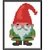 Christmas gnome Cross Stitch Pattern, gnome design