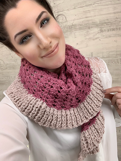 Häkelanleitung Tuch "ALTROSA VINTAGE"