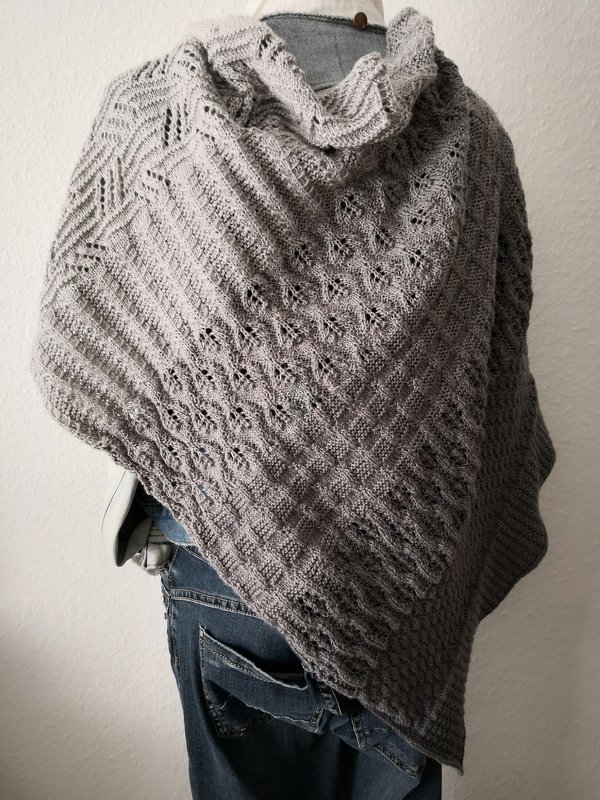 Polly - gestricktes Tuch im Mustermix PDF Anleitung - Bild 13