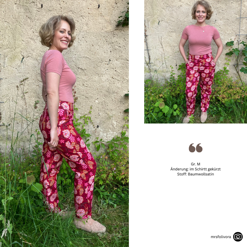 Pansy - Hose mit hohem Bund seitlichen Reißverschluss - Gr. 32-54 - Bild 3