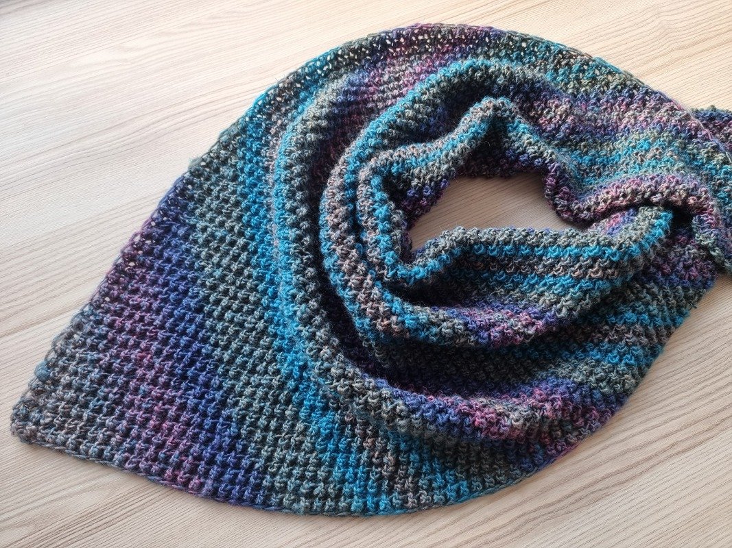 "wollige Umarmung" Dreieckstuch stricken PDF-Anleitung - Bild 6