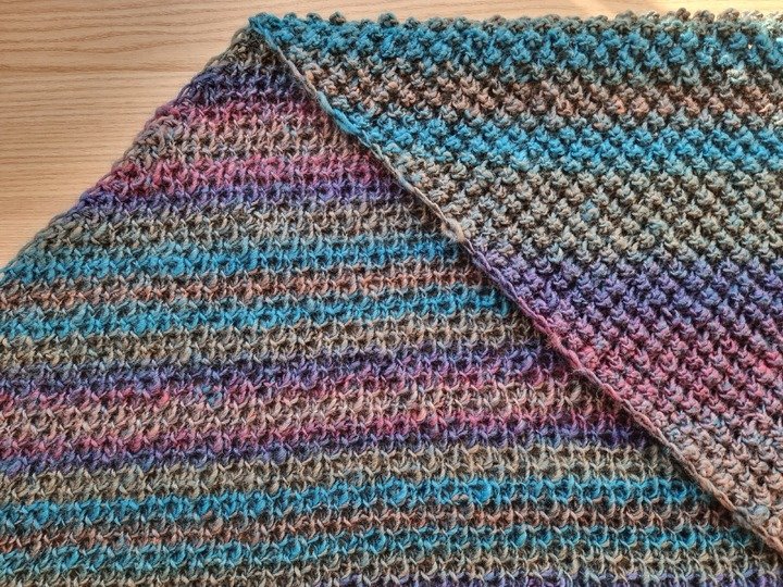 "wollige Umarmung" Dreieckstuch stricken PDF-Anleitung