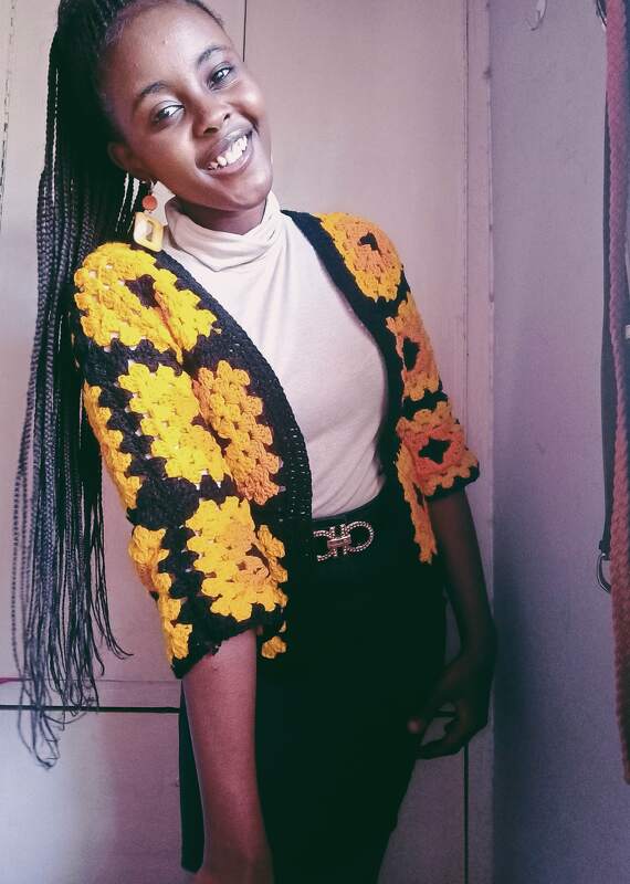 Granny Square Crochet Cardigan - Image 5