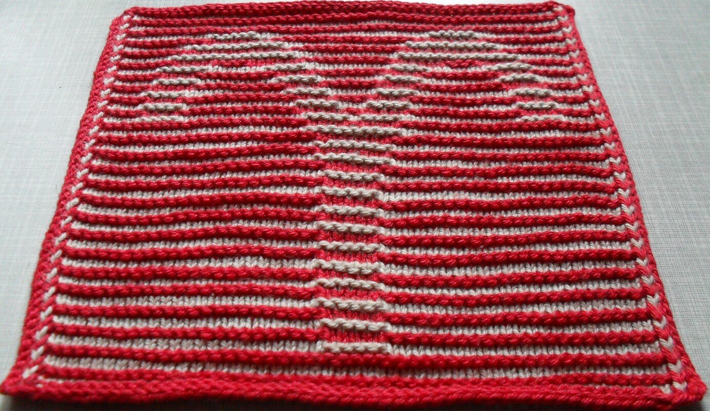 Tierkreiszeichen Widder in Schattenstricktechnik