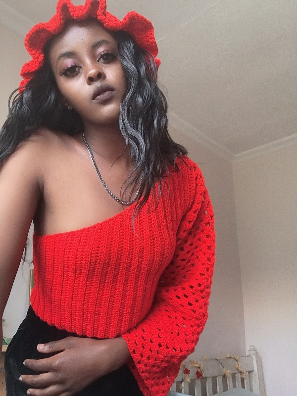 Claretta One Arm Crochet Top - Image 5