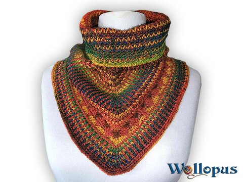 Loop Paint Lines, tunesisch gehäkelt