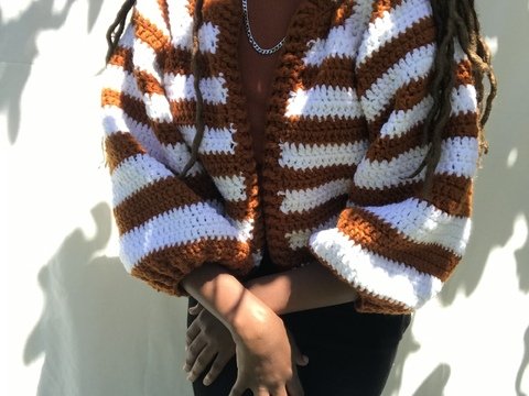 Autumn Crochet Cardigan Pattern, Simple Crochet Cardigan Pattern