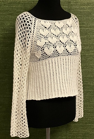 RVO-Pulli mit Herzen - Häkelanleitung