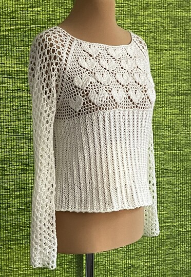 RVO-Pulli mit Herzen - Häkelanleitung