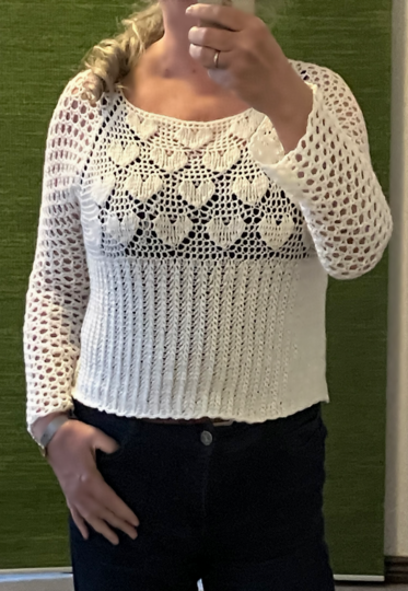 RVO-Pulli mit Herzen - Häkelanleitung