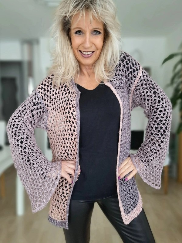 Salomy Jacke, Mantel &amp; Sommerschal - Häkelanleitung