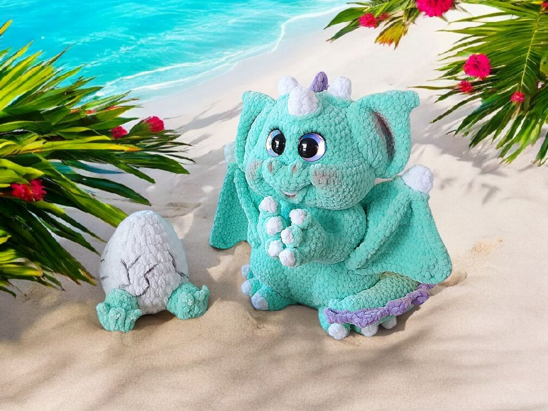 Crochet pattern Dana the dragon mom - Image 6
