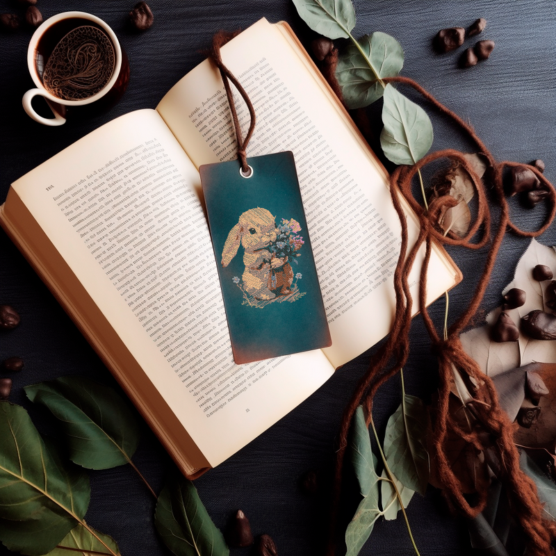 Stickdatei Süßer Hase mit Blumen für Ostern und Frühling