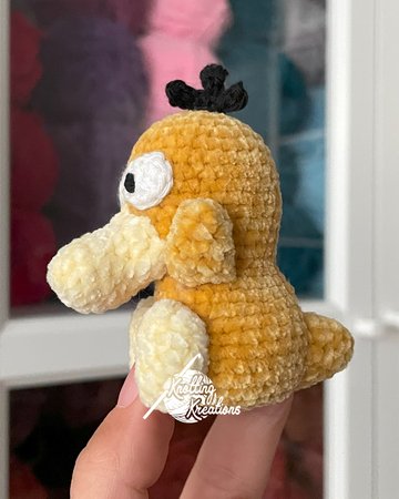 Psycho Duck - Mini Pocket Monster - Amigurumi Crochet Pattern