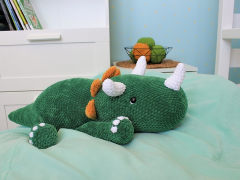 Dinosaur crochet pattern. Amigurumi Dinosaur toy. Plush pattern. Plushies