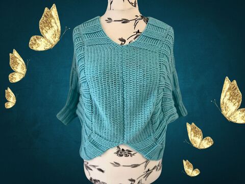 Häkelanleitung Fledermauspulli "FLAUSCHKONZERT"