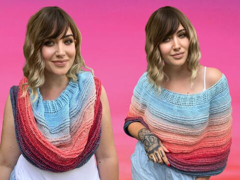 Häkelanleitung Poncholoop "OCEANIA"