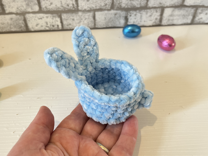 Crochet Pattern No Sew Bunny Egg Cup