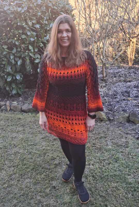 1-Bobbel-Pullover/Kleid/Tunika Memories, Häkelanleitung - Bild 5