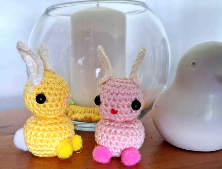 Kleine Häschen häkeln