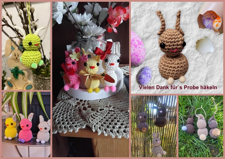 Kleine Häschen häkeln