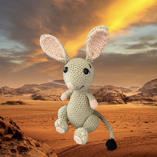 Riesenohr-Springmaus Dipdip Häkelanleitung