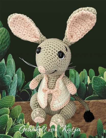 Riesenohr-Springmaus Dipdip Häkelanleitung