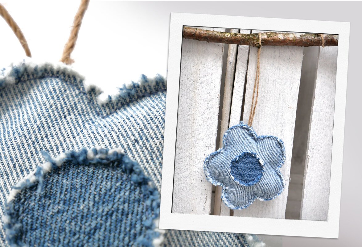 Upcycling - Sewing instructions for three easter pendants made from jeans - Image 7