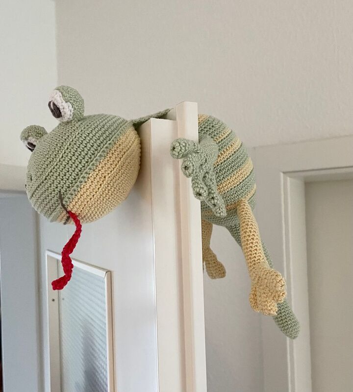 Häkelanleitung Eidechsen Türstopper - Bild 4