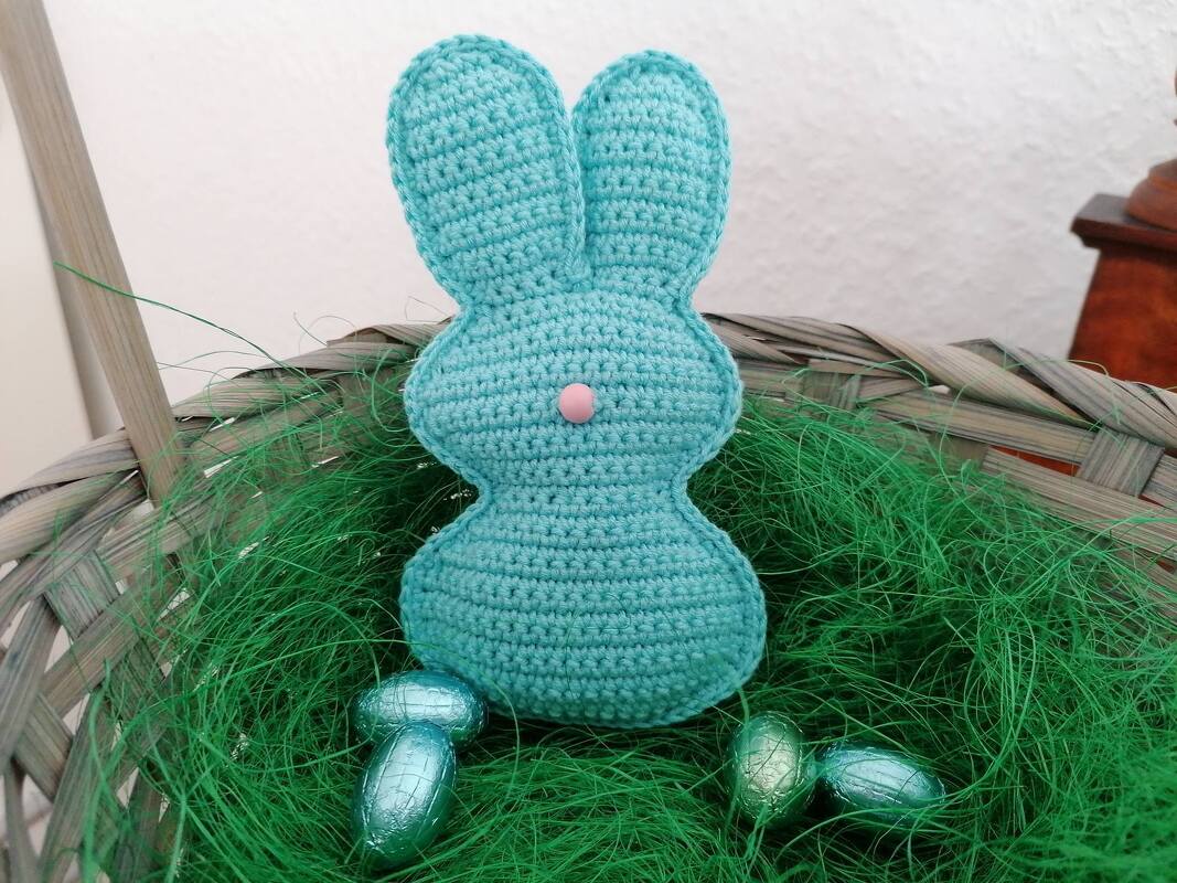 Häkelanleitung für Osterhasen- Deko - Bild 4