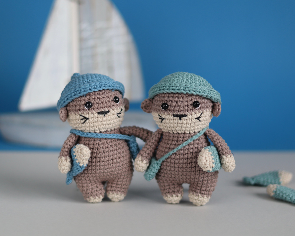 Häkelanleitung Schlüsselanhänger Mini-Otter Ole - Bild 2