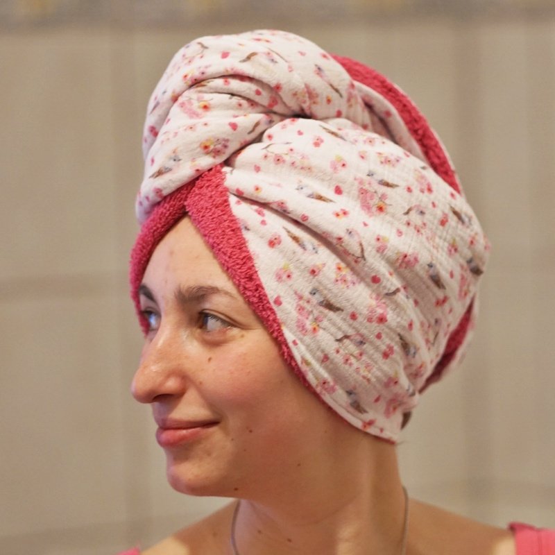 E-Book - Haar Turban Handtuchturban nähen für Anfänger in 5 Gr.