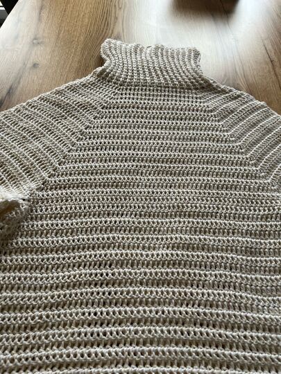 Häkelanleitung Pullover "EASY ROLLKRAGEN"