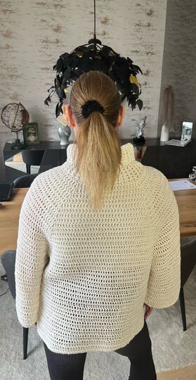 Häkelanleitung Pullover "EASY ROLLKRAGEN"