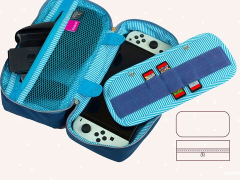 Tasche "KimKonsole" (Nähanleitung und Schnittmuster in 2 Größen)