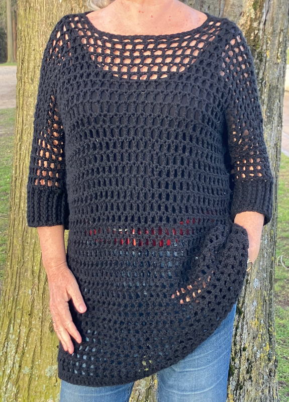 Jacke oder Minikleid auch für Anfänger  - Häkelanleitung - Bild 4