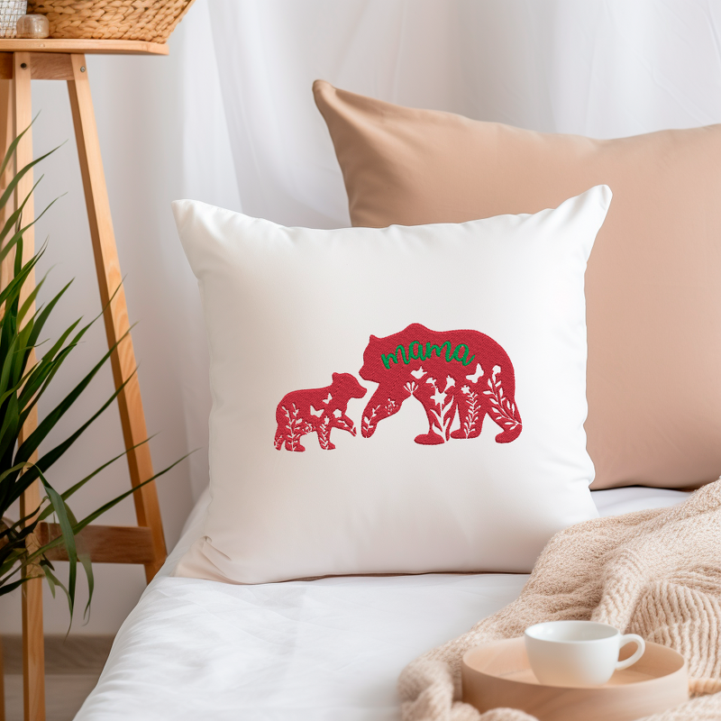 Stickdatei Patch Bärenmama MAMA